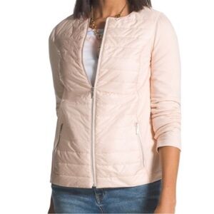 Chico’s Zenergy Light Pink Quilted Jacket